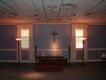 Interior shot of Joyce Funeral Home