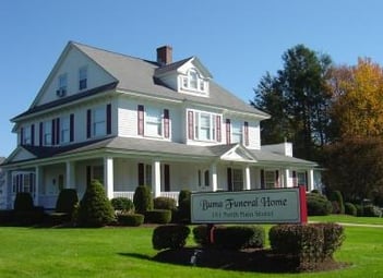 Exterior shot of Buma Funeral Home