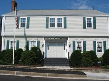 Exterior shot of Shaw Majercik Funeral Home