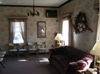 Interior shot of Shaw Majercik Funeral Home