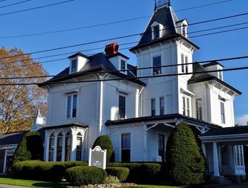 Exterior shot of Hall Funeral Home