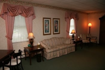 Interior shot of Kingston & Kemp Funeral Home