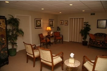 Interior shot of Kingston & Kemp Funeral Home