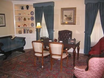 Interior shot of Mather Hodge Funeral Home