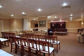 Interior shot of Hegarty Michael Funeral Home