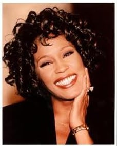 Whitney Houston in happier times.