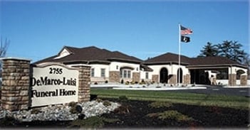 Exterior shot of De Marco Luisi Funeral Home