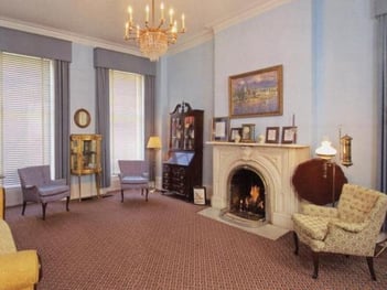 Interior shot of Page Funeral Home