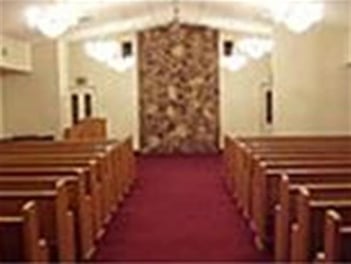Interior shot of Goldstein Funeral Chapel