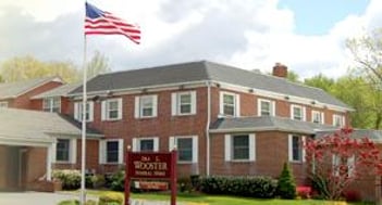 Exterior shot of Ora L Wooster Funeral Home