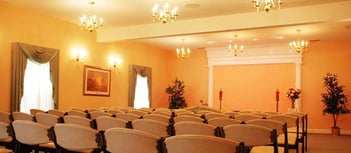 Interior shot of Maxwell Funeral Home