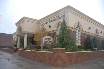 Exterior shot of Bergen Funeral Service