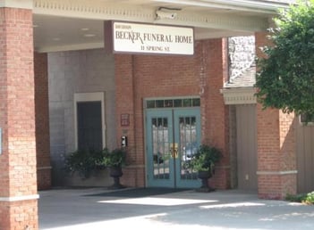 Exterior shot of Becker Funeral Homes