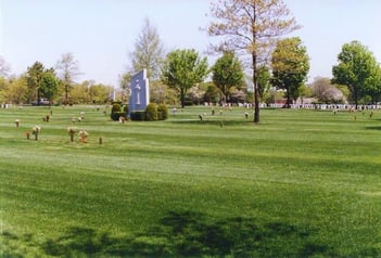 Exterior shot of Holy Sepulchre Cemetery