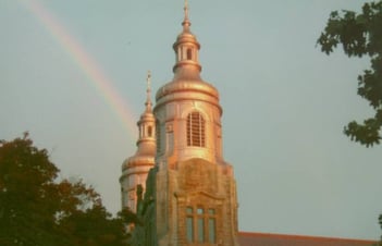 Exterior shot of St Stanislaus Cemetery