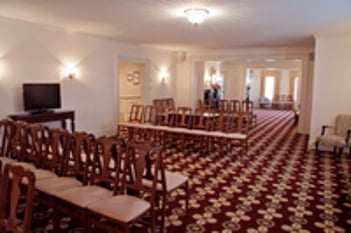Interior shot of Daniel T Morrill Funeral Home