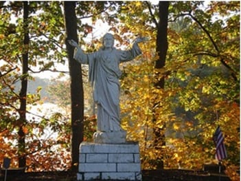 Exterior shot of St Patrick's Cemetery