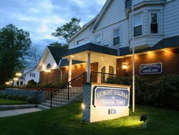 Exterior shot of Dumont-Sullivan Funeral Homes