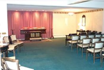 Interior shot of Mystic-Dinoto Funeral Home