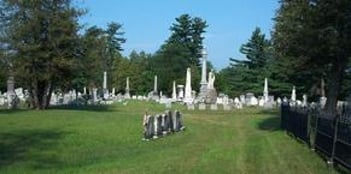 Exterior shot of Glens Falls Cemetery