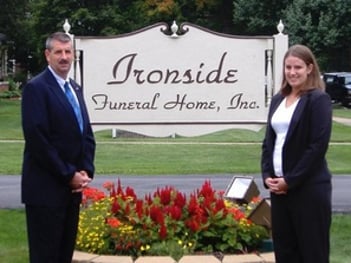 Exterior shot of Ironside Funeral Home