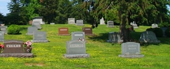 Exterior shot of Cedar Hill Cemetery