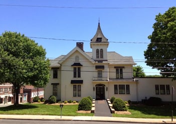 Exterior shot of Gleeson-Ryan Funeral Home