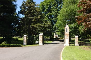 Exterior shot of Walnut Grove Cemetery