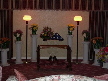 Interior shot of Ralph Hull Funeral Home