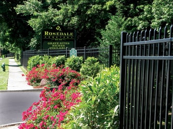 Exterior shot of Rosedale Cemetery & Crematory