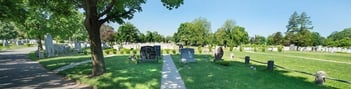 Exterior shot of Riverside Cemetery