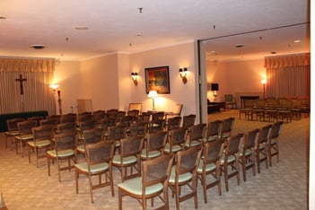 Interior shot of Williams Funeral Home