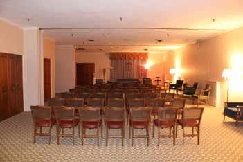 Interior shot of Williams Funeral Home