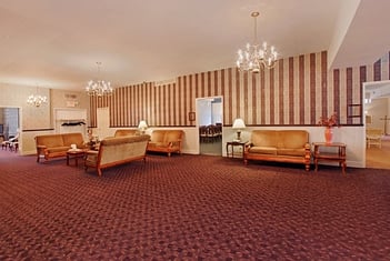 Interior shot of David Funeral Home