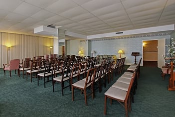 Interior shot of David Funeral Home