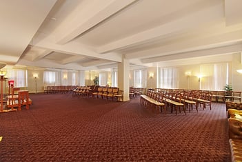 Interior shot of David Funeral Home