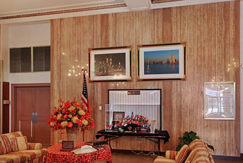 Interior shot of David Funeral Home