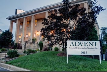 Exterior shot of Advent Funeral & Cremation Service