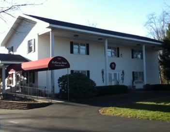 Exterior shot of DE Marco-Stone Funeral Home
