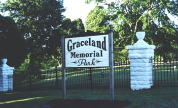 Exterior shot of Graceland Memorial Park