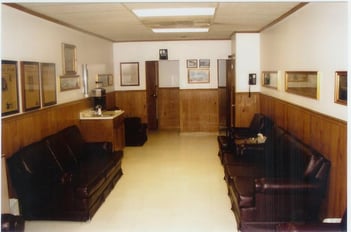 Interior shot of James Funeral Home