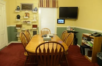 Interior shot of Kersey Funeral Home