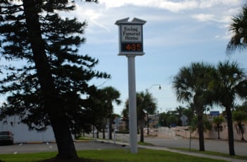 Exterior shot of Ewing Funeral Home