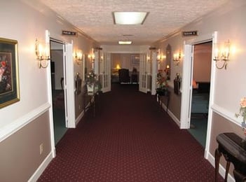 Interior shot of Cullman Funeral Home