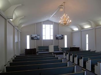 Interior shot of Cullman Funeral Home