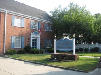 Exterior shot of Walker's Funeral Home