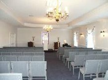 Interior shot of JC Green & Sons Funeral Home