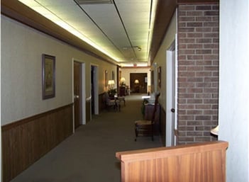 Interior shot of Cumby Family Funeral Service