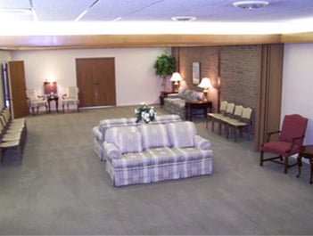 Interior shot of Cumby Family Funeral Service