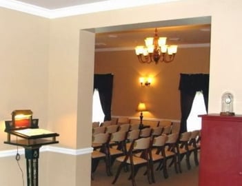 Interior shot of Gilpatric-VanVliet Funeral Home